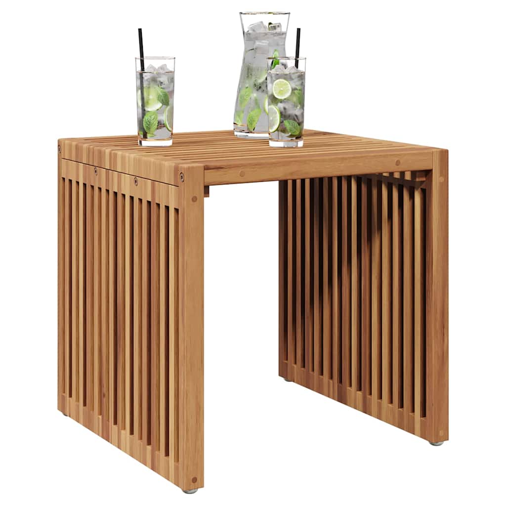 Tavolo Laterale da Giardino Marrone 45 x 45,5 x 45,5 cm