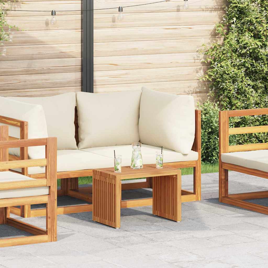 Tavolo Laterale da Giardino Marrone 50 x 32,5 x 35 cm