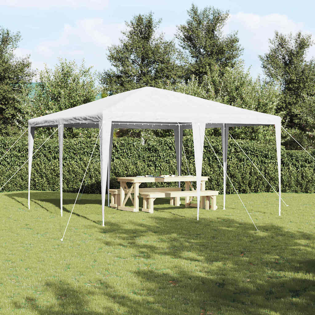 Tenda Party Bianco 400 x 400 x 266 cm Polietilene e Acciaio