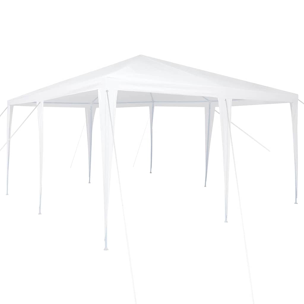Tenda Party Bianco 400 x 400 x 266 cm Polietilene e Acciaio