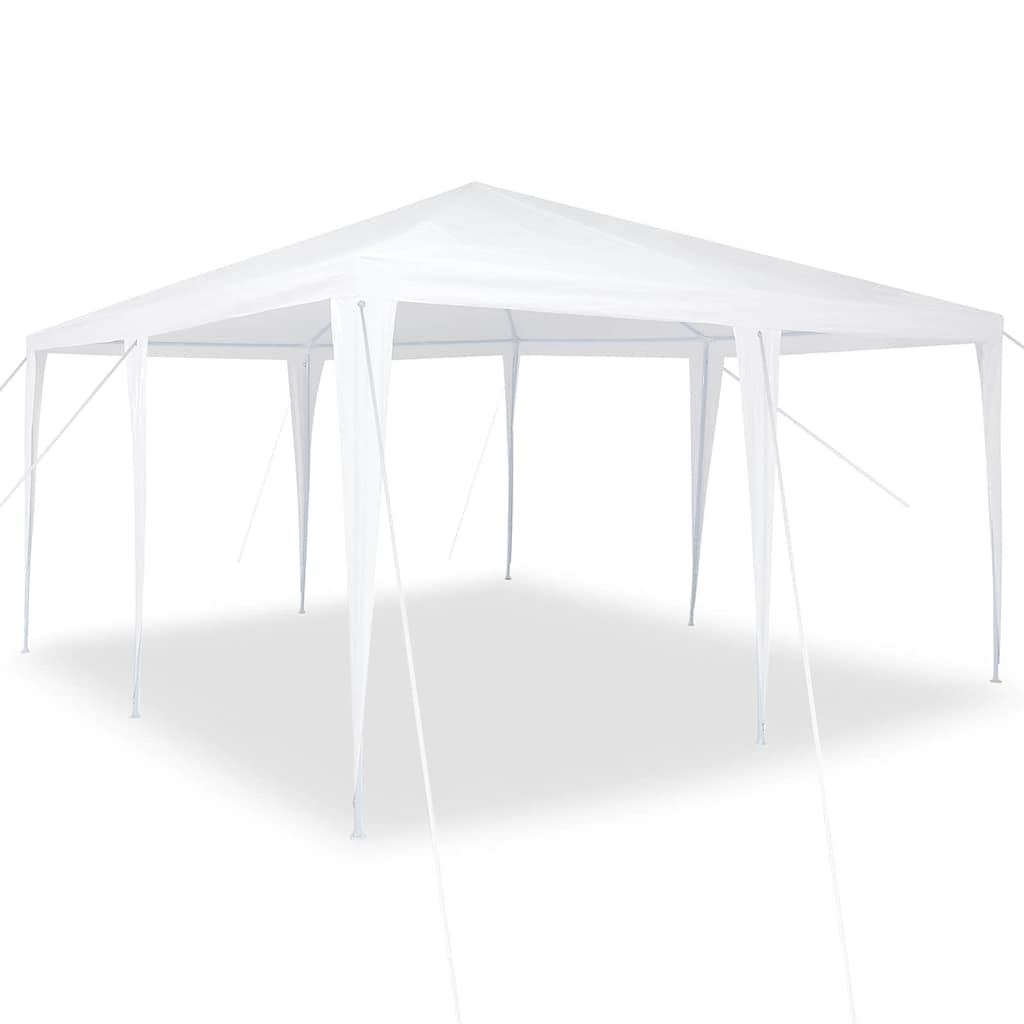 Tenda Party Bianco 400 x 400 x 266 cm Polietilene e Acciaio