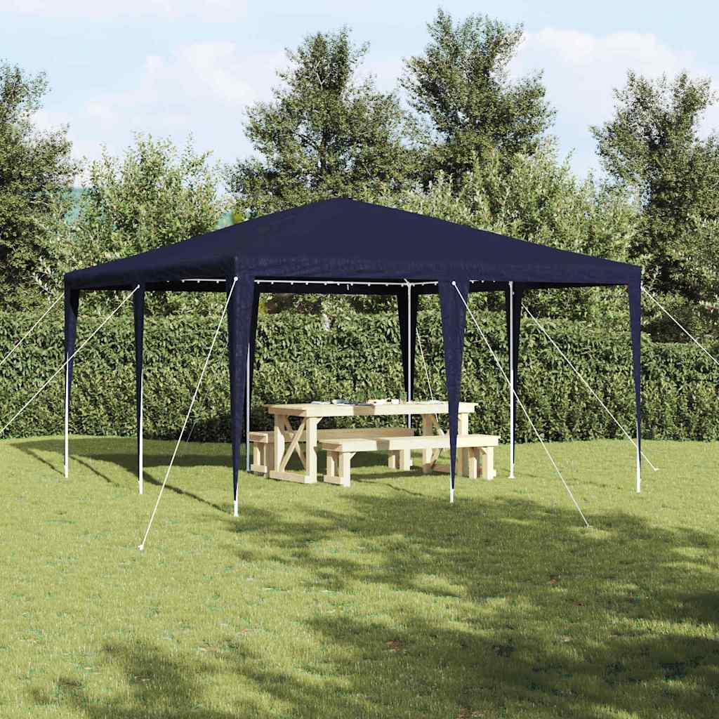 Tenda Party Blu 400 x 400 x 266 cm Polietilene e Acciaio