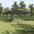 Tenda Party Antracite 400 x 400 x 266 cm Polietilene e Acciaio