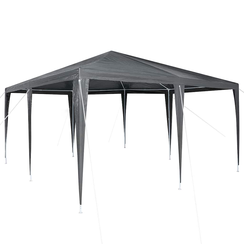 Tenda Party Antracite 400 x 400 x 266 cm Polietilene e Acciaio