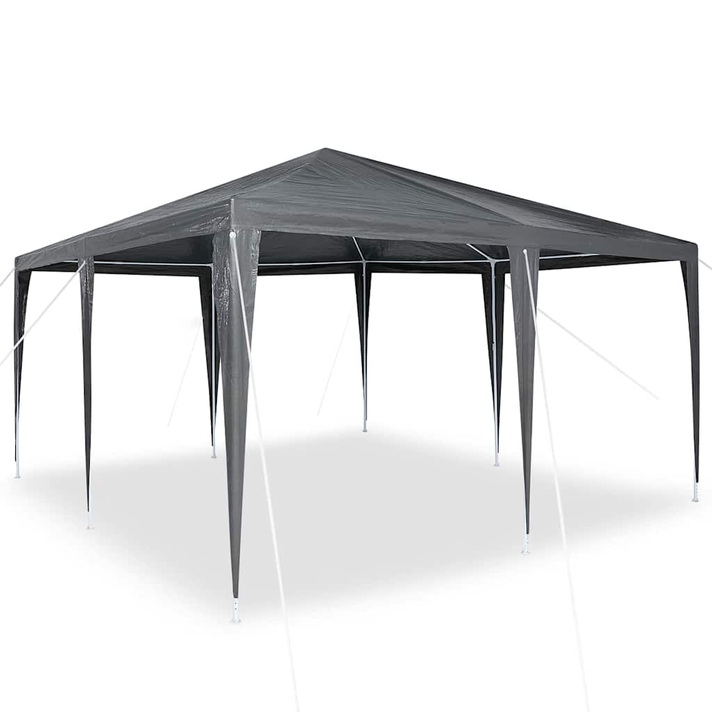 Tenda Party Antracite 400 x 400 x 266 cm Polietilene e Acciaio