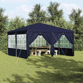 Tenda Party Blu 400 x 400 x 266 cm Polietilene
