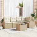 Set di divani con cuscino Beige Poliestere