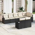 Set Divano da Giardino 8 pz 8-Numero di posti polyrattan