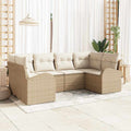 Set Divano da Giardino 6 pz Beige