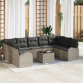 Set di divani 10 pz Grigio chiaro
