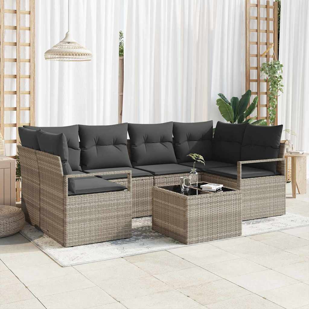 Set di divani 7 pz 6-Numero di posti