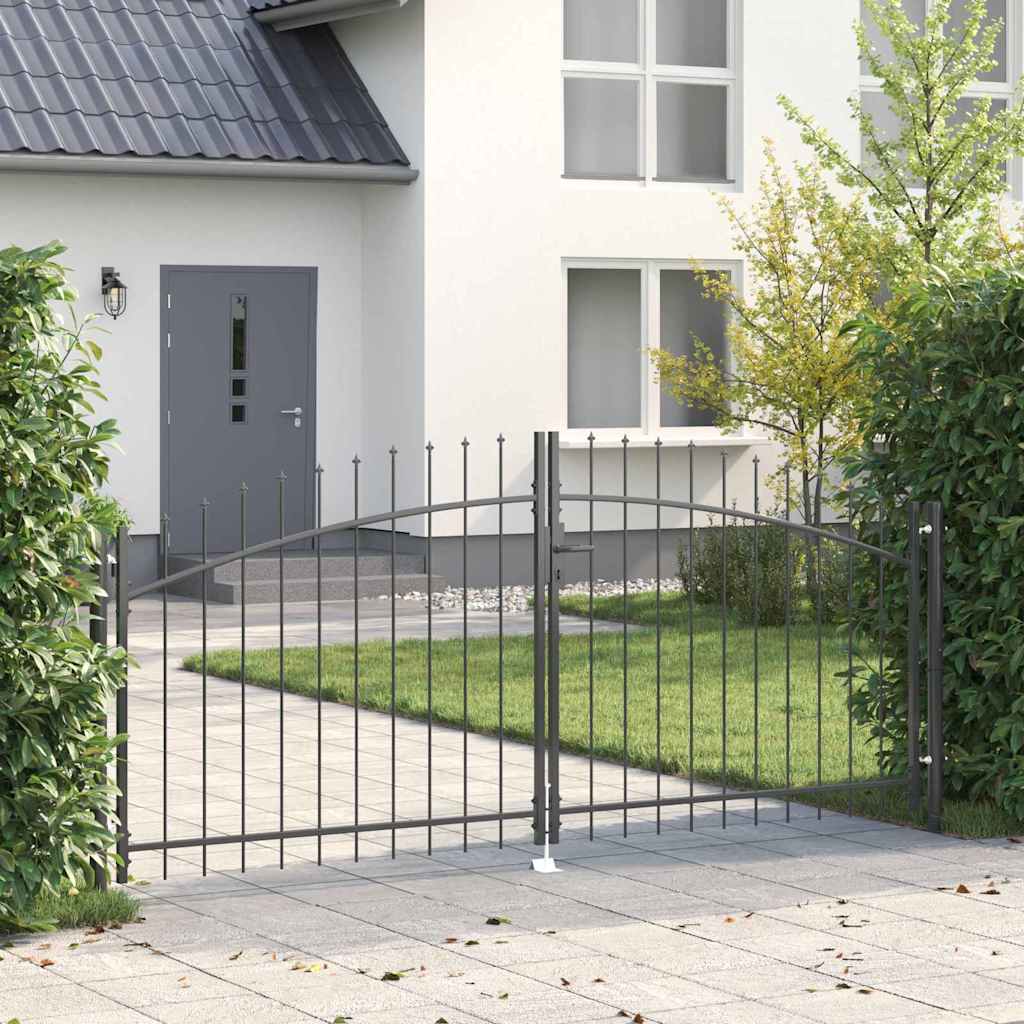 Cancello Doppio WOERDEN 299,5 x 199,5 cm Acciaio Bloccabile