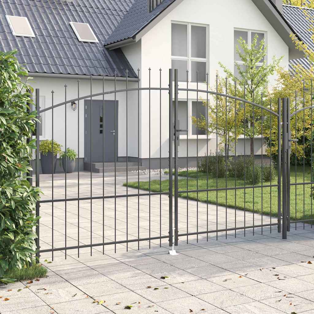 Cancello Doppio WOERDEN 299,5 x 224,5 cm Acciaio Bloccabile
