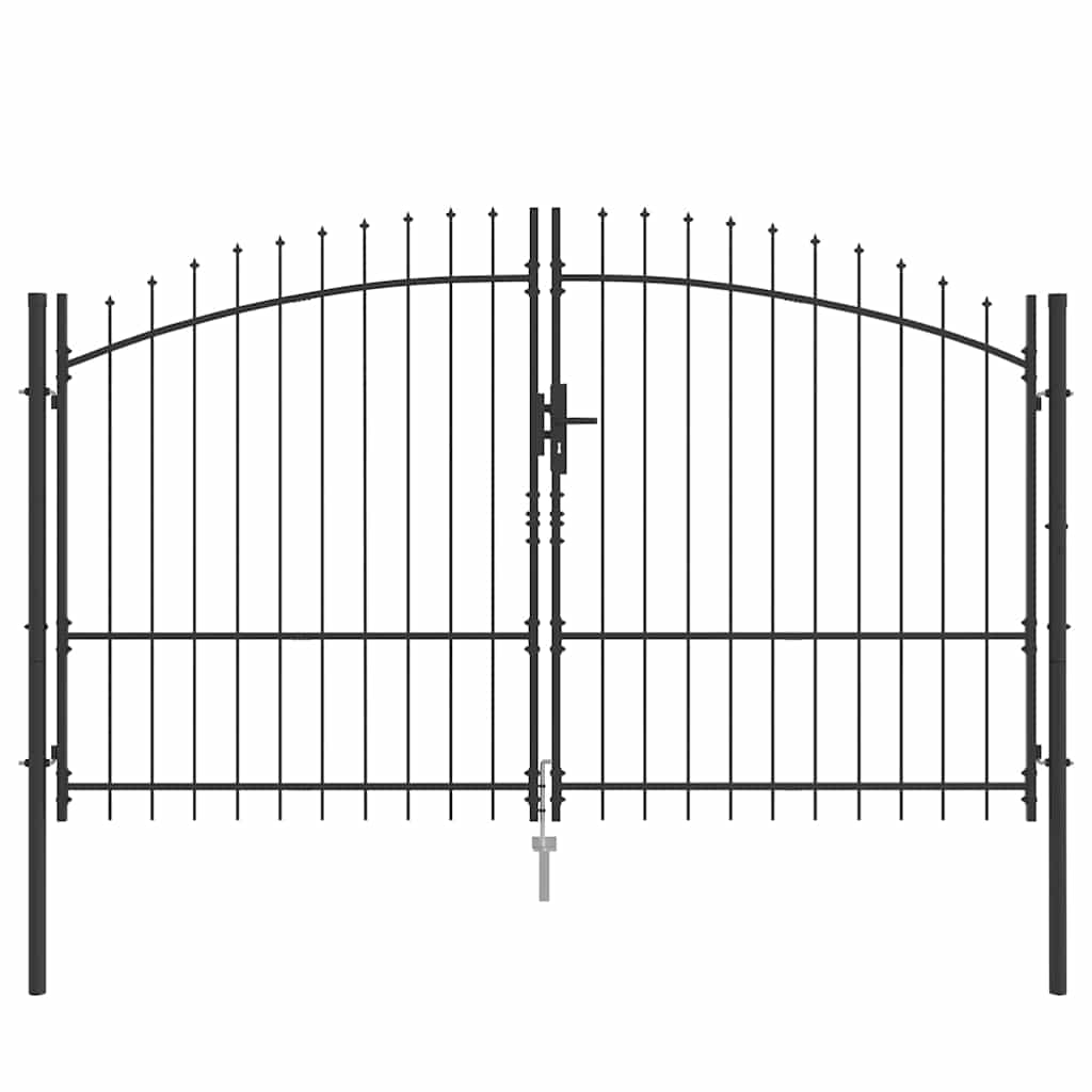 Cancello Doppio WOERDEN 299,5 x 224,5 cm Acciaio Bloccabile