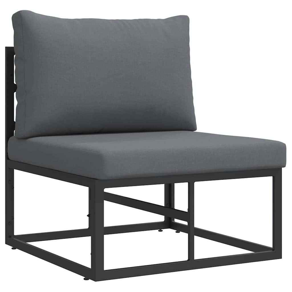 Mobili da Esterno Nero e antracite 70 x 71,5 x 71 cm Metallo