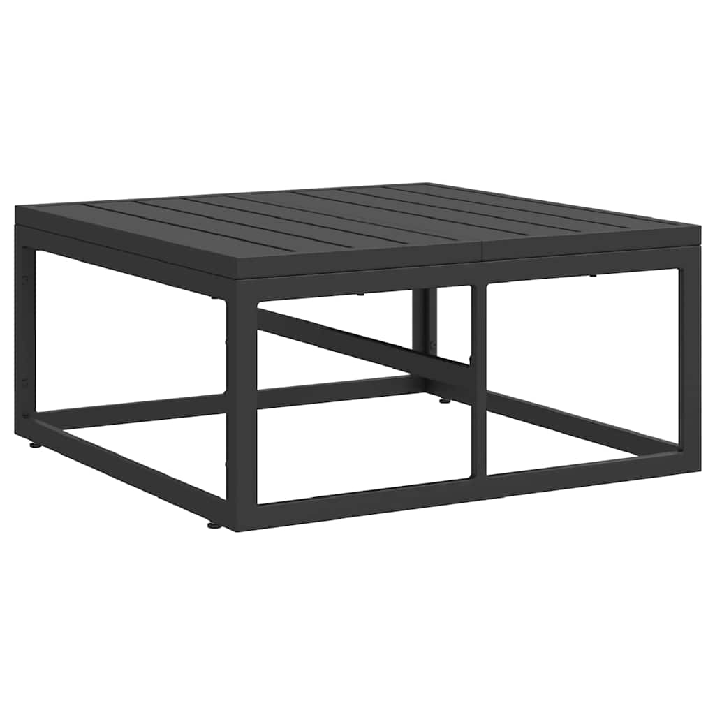 Mobili da Esterno Nero 70 x 70 x 32 cm Metallo