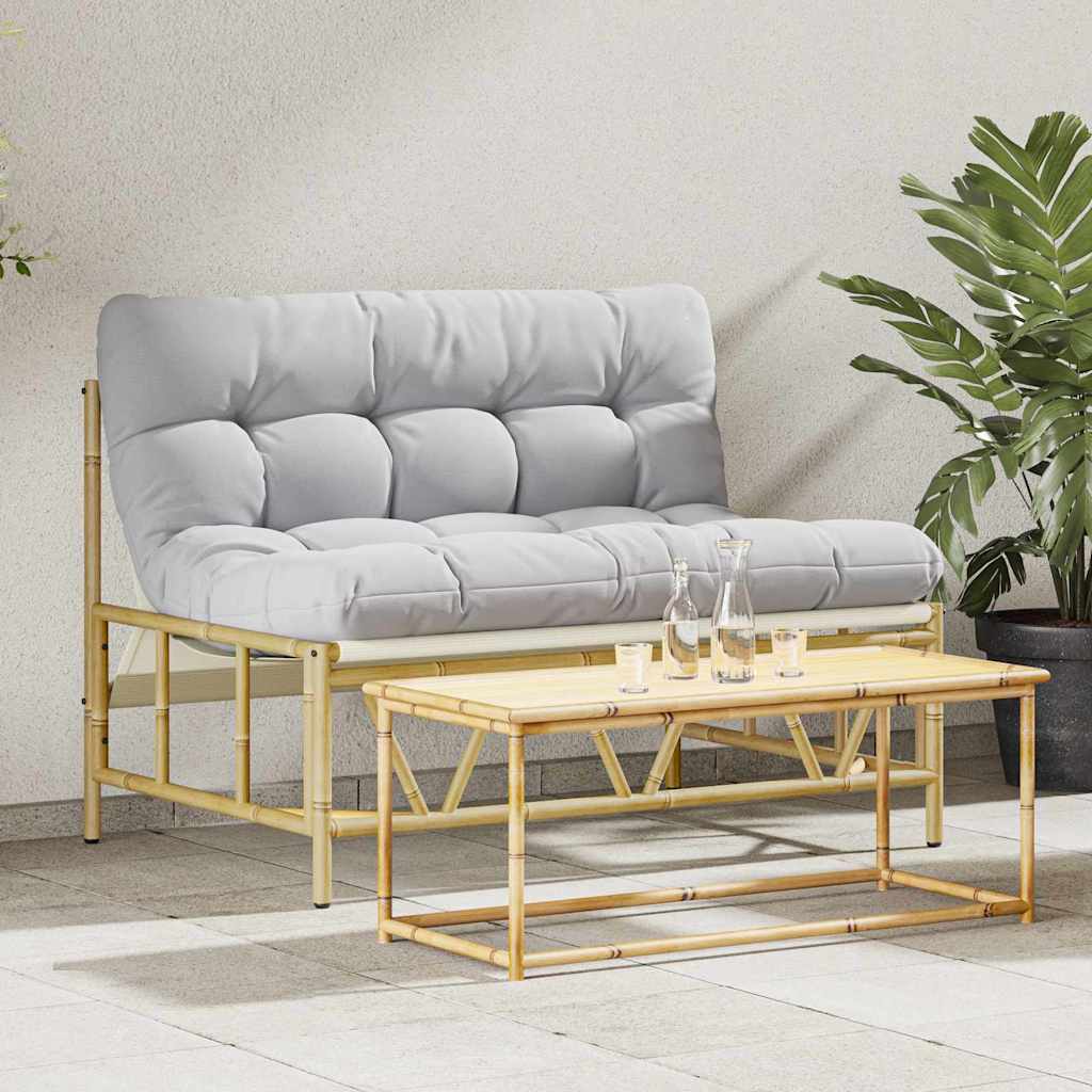 Posti a sedere da esterno Grigio chiaro 110 x 74,5 x 71 cm