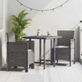 Sedia da Giardino 2 pz Grigio chiaro Polipropilene