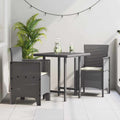 Sedia da Giardino 2 pz Grigio chiaro Polipropilene