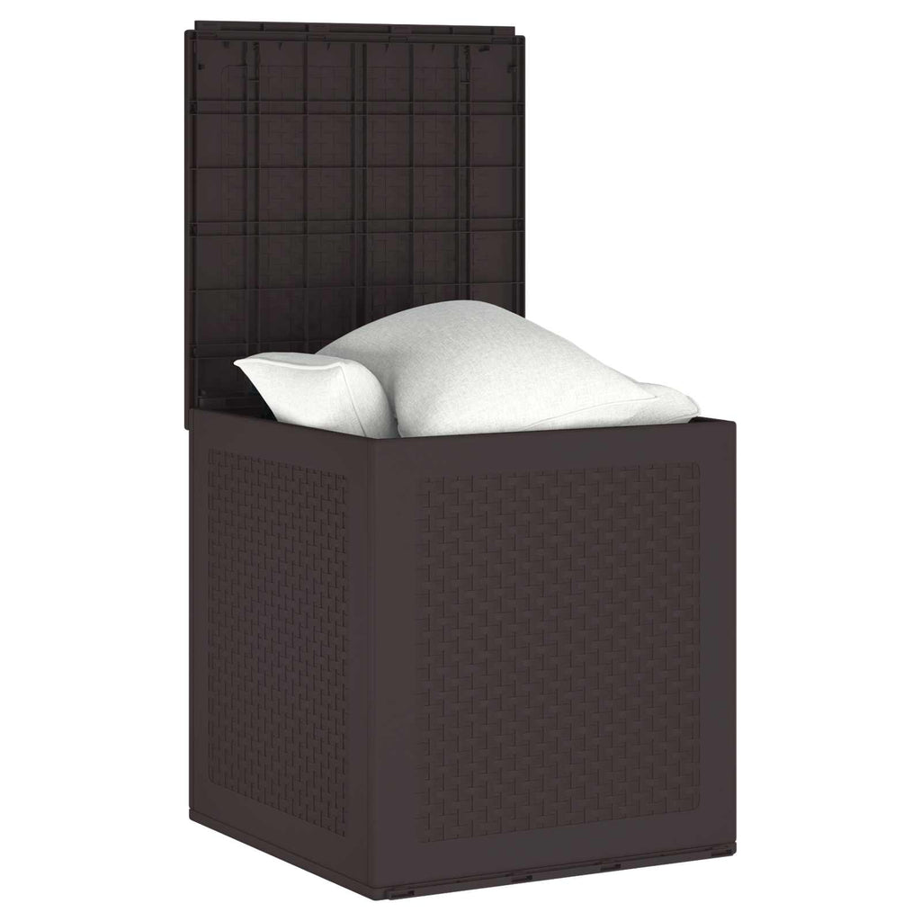 Scatola di Stoccaggio Marrone 55 x 53 x 57 cm Polipropilene