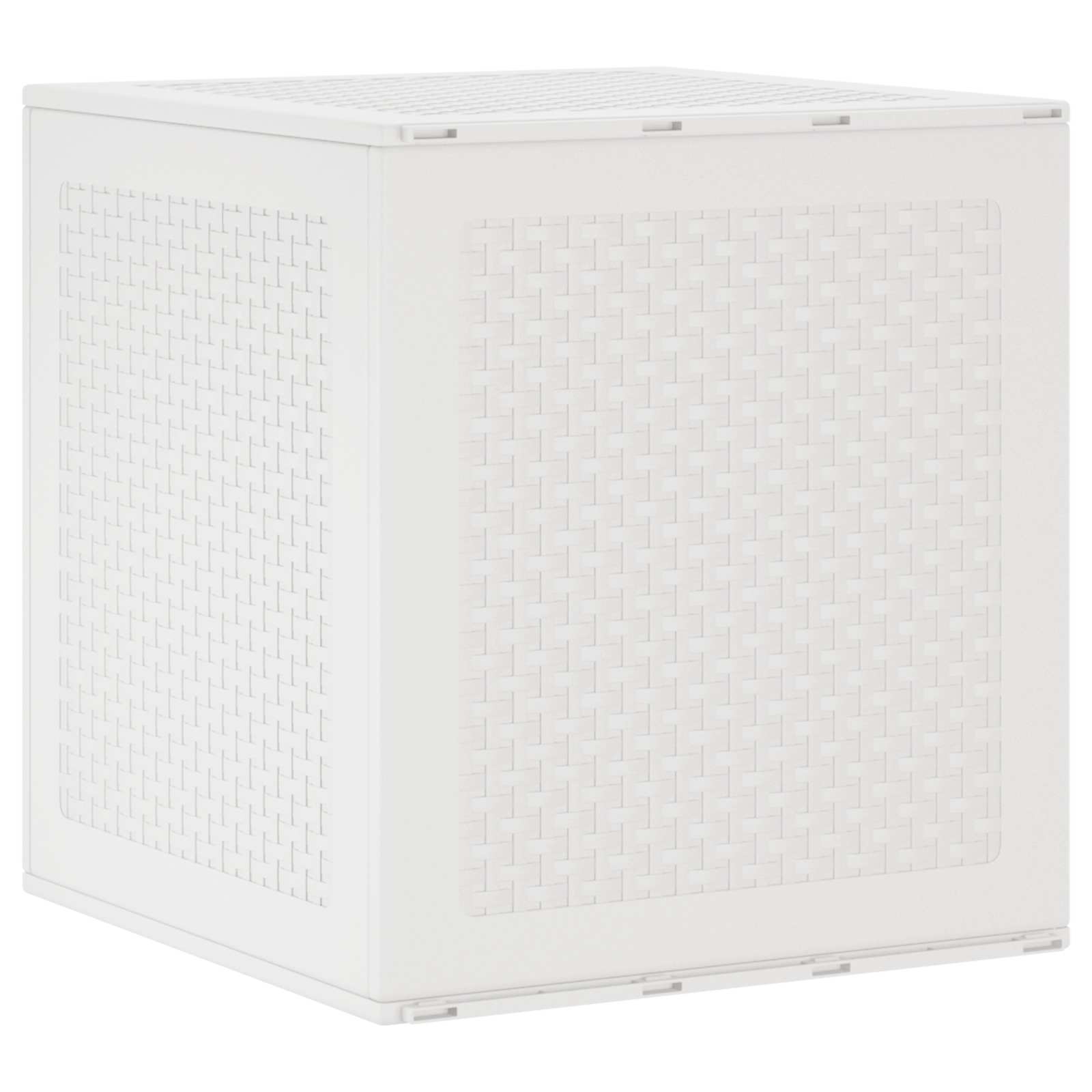 Scatola di Stoccaggio Bianco 55 x 53 x 57 cm Polipropilene