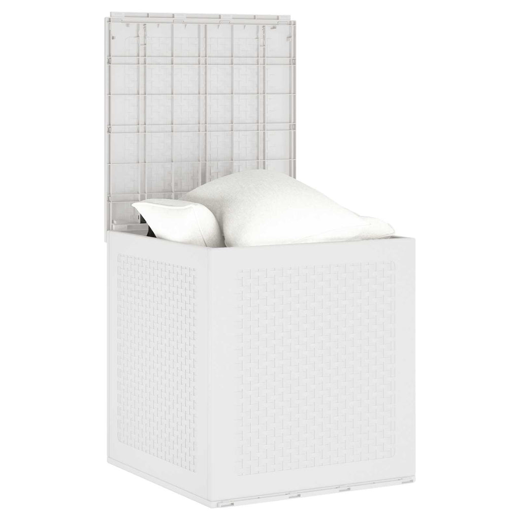 Scatola di Stoccaggio Bianco 55 x 53 x 57 cm Polipropilene