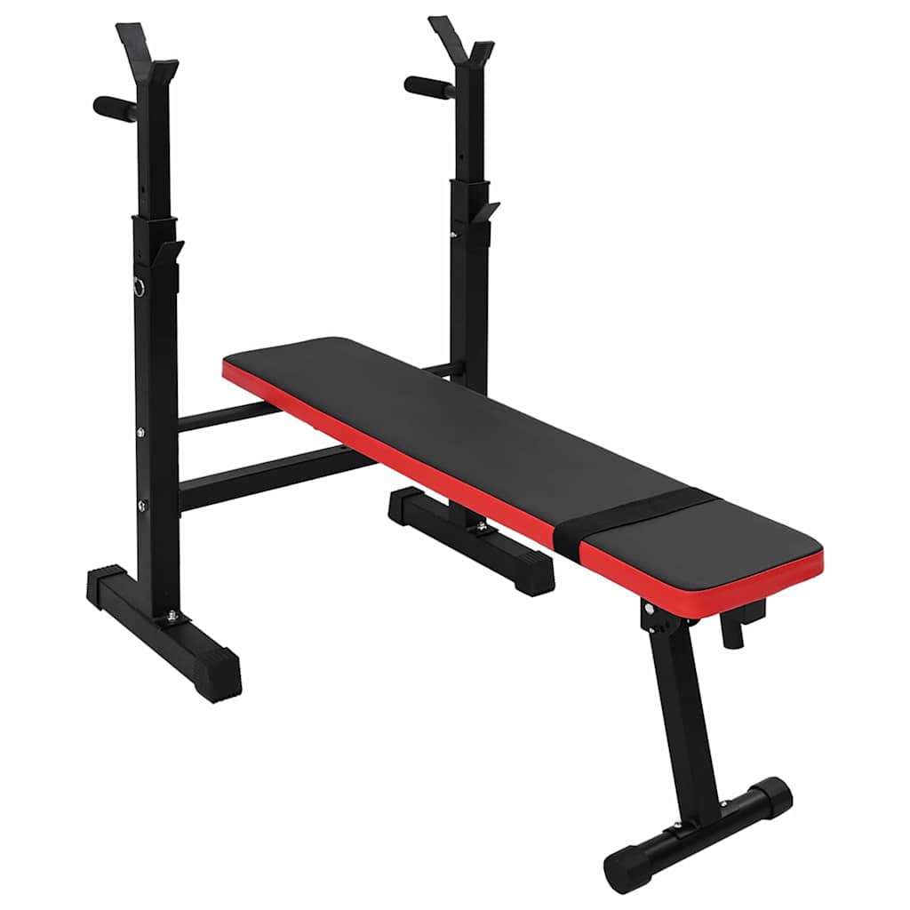 Panca per pesi Nero 126,5 x 67 x 111 cm