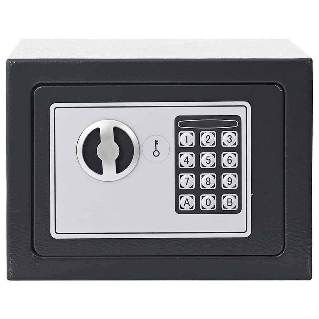 Cassetta di sicurezza digitale Grigio scuro 23 x 17 x 17 cm