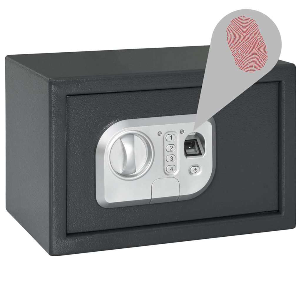 Cassetta di sicurezza digitale Grigio scuro 31 x 20 x 20 cm