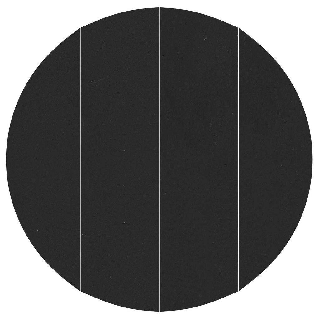 Telo per Fondo Piscina Nero Ø 458 cm Tessuto Non Tessuto