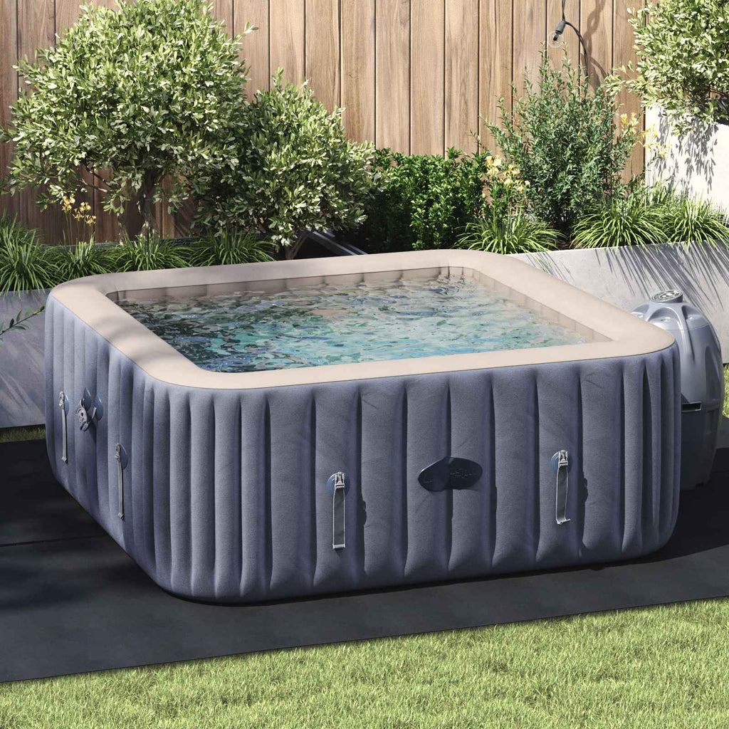 Telo per Fondo Piscina Regolabile Nero 300 x 220 x 0,1 cm