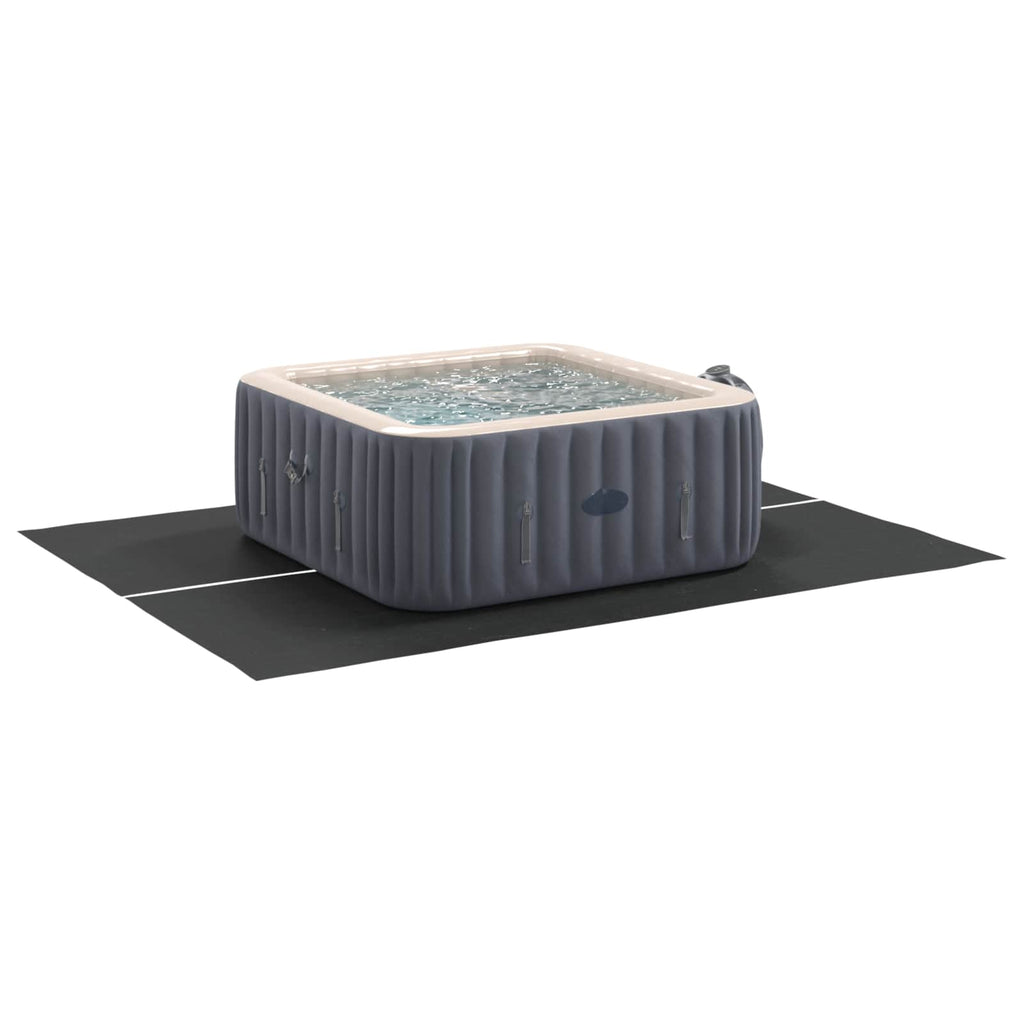 Telo per Fondo Piscina Regolabile Nero 300 x 220 x 0,1 cm