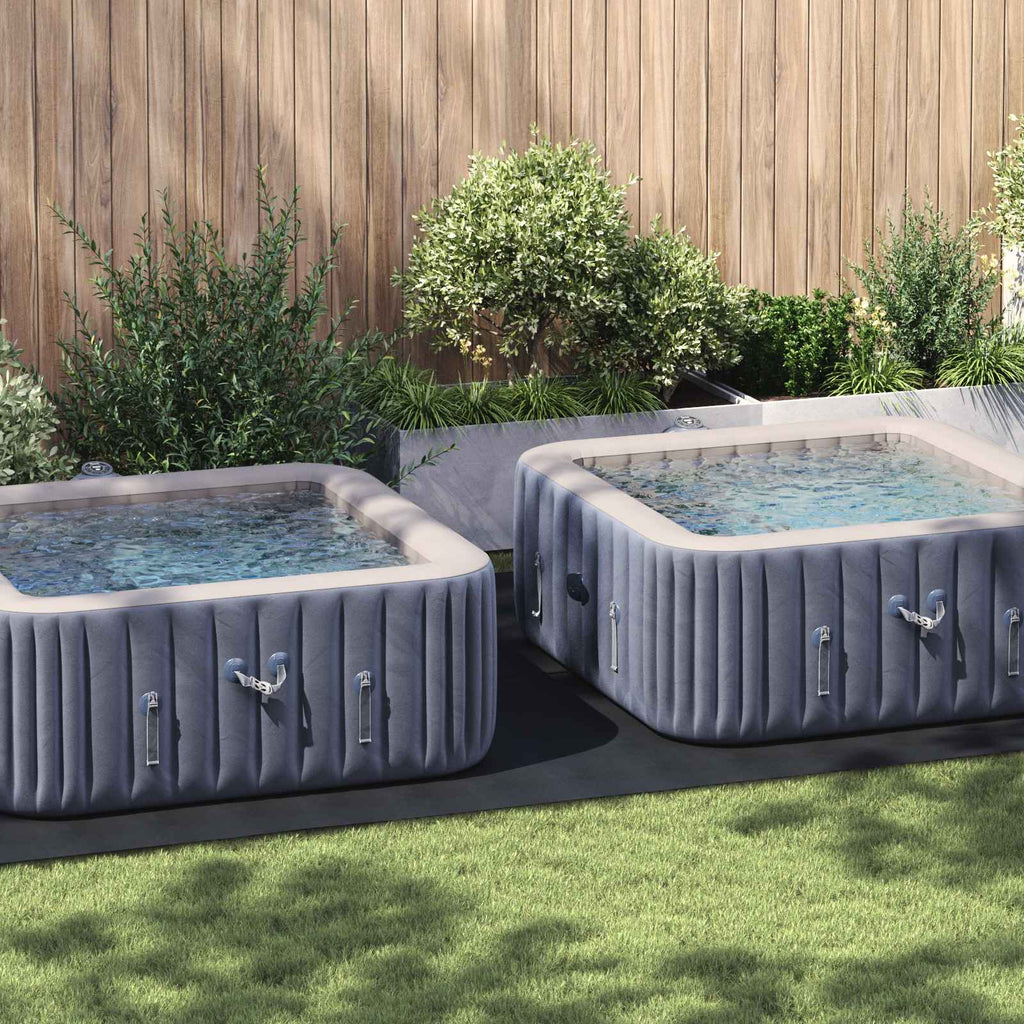 Telo per Fondo Piscina Regolabile Nero 500 x 250 x 0,1 cm
