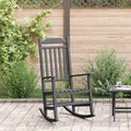 Sedia a dondolo Nero 84 x 65 x 114 cm Resina