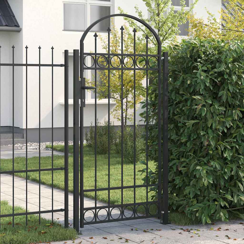 Palo della recinzione ASSEN 200 x 88 x 14 cm Acciaio Bloccabile