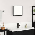 Specchio da bagno LED Rovere Nero 40 x 37 x 8.5 cm