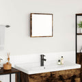 Specchio da bagno LED Rovere fumé 40 x 37 x 8.5 cm