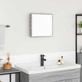 Specchio da bagno LED Grigio Sonoma 40 x 37 x 8.5 cm