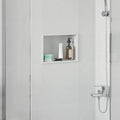 Nicchia per doccia Bianco 30 x 20 x 9,5 cm Acciaio inossidabile