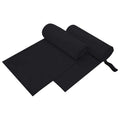 Asciugamani Sportivi 2 pz Nero 200 x 100 cm