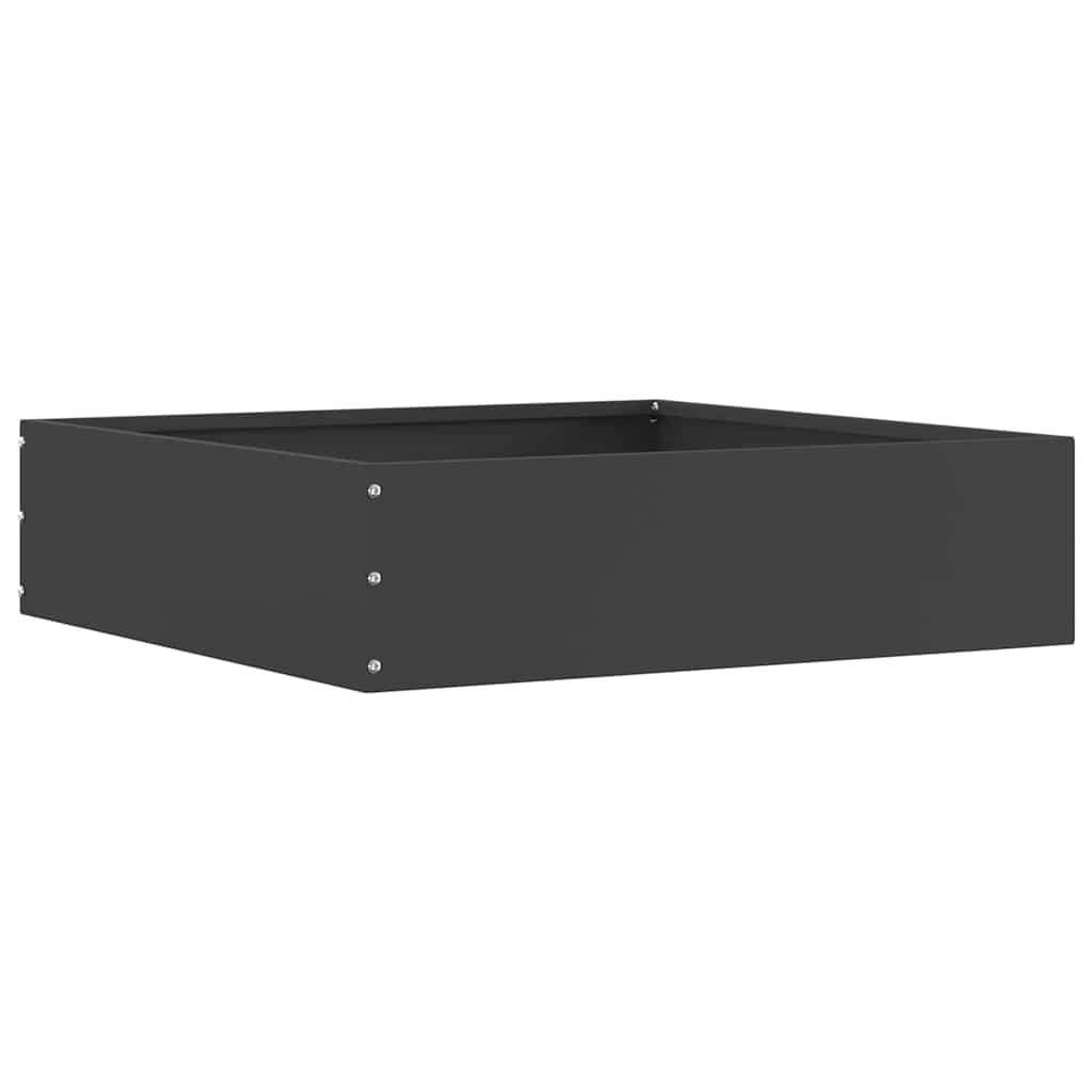 Bordura per Prato Nero 50 x 50 x 13 cm Acciaio
