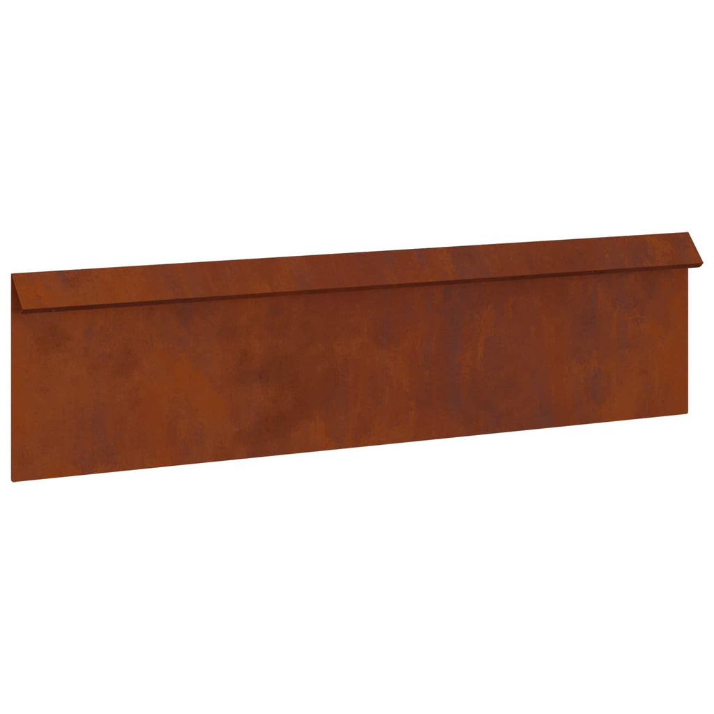 Recinto per lumache 100 x 3,5 x 25 cm Ruggine