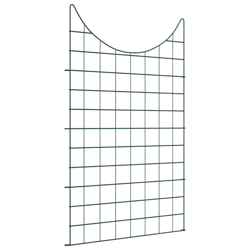 Set di Recinzione per Stagno 8 pz 50 x 80 cm Acciaio Verde