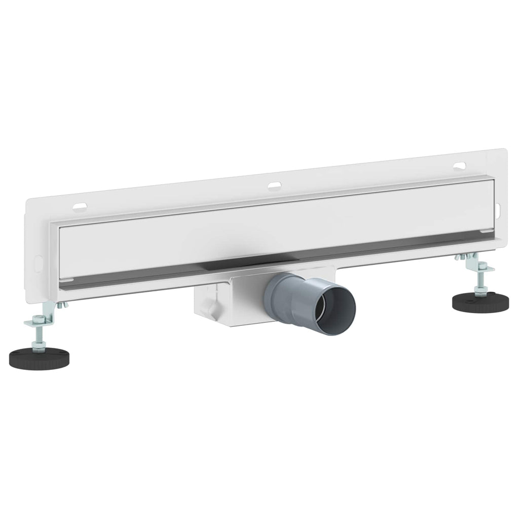 Scarico Doccia da Parete Argento 50 cm Acciaio Inox 304