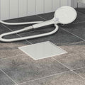 Drenaggio doccia 2 in 1 Argento 15 x 15 cm Acciaio Inox 304