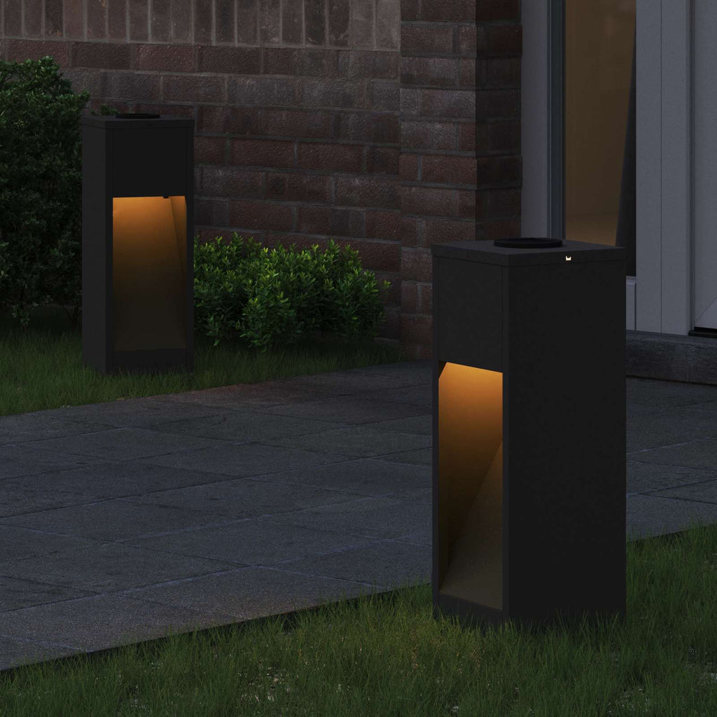 Lucina LED Solare da Percorso 2 pz Bianco caldo 18 x 18 x 50 cm
