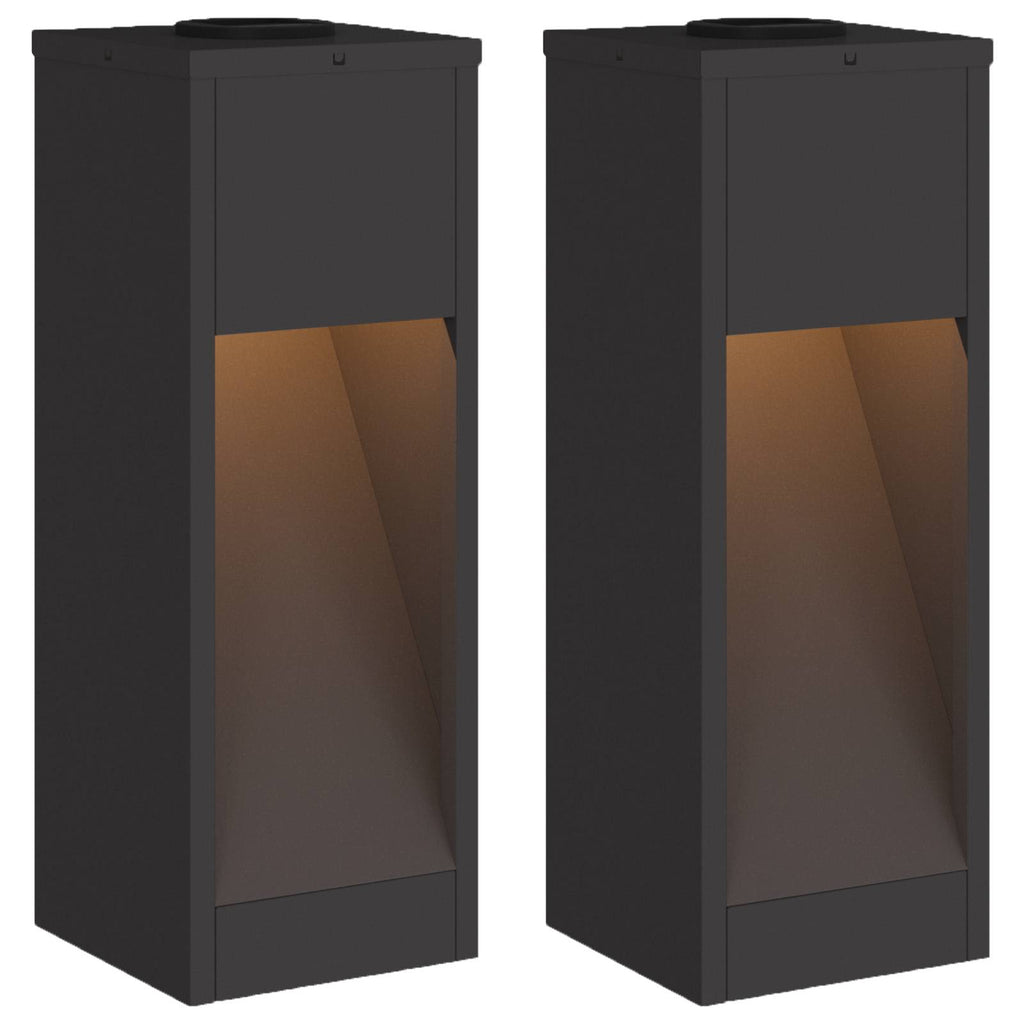 Lucina LED Solare da Percorso 2 pz Bianco caldo 18 x 18 x 50 cm