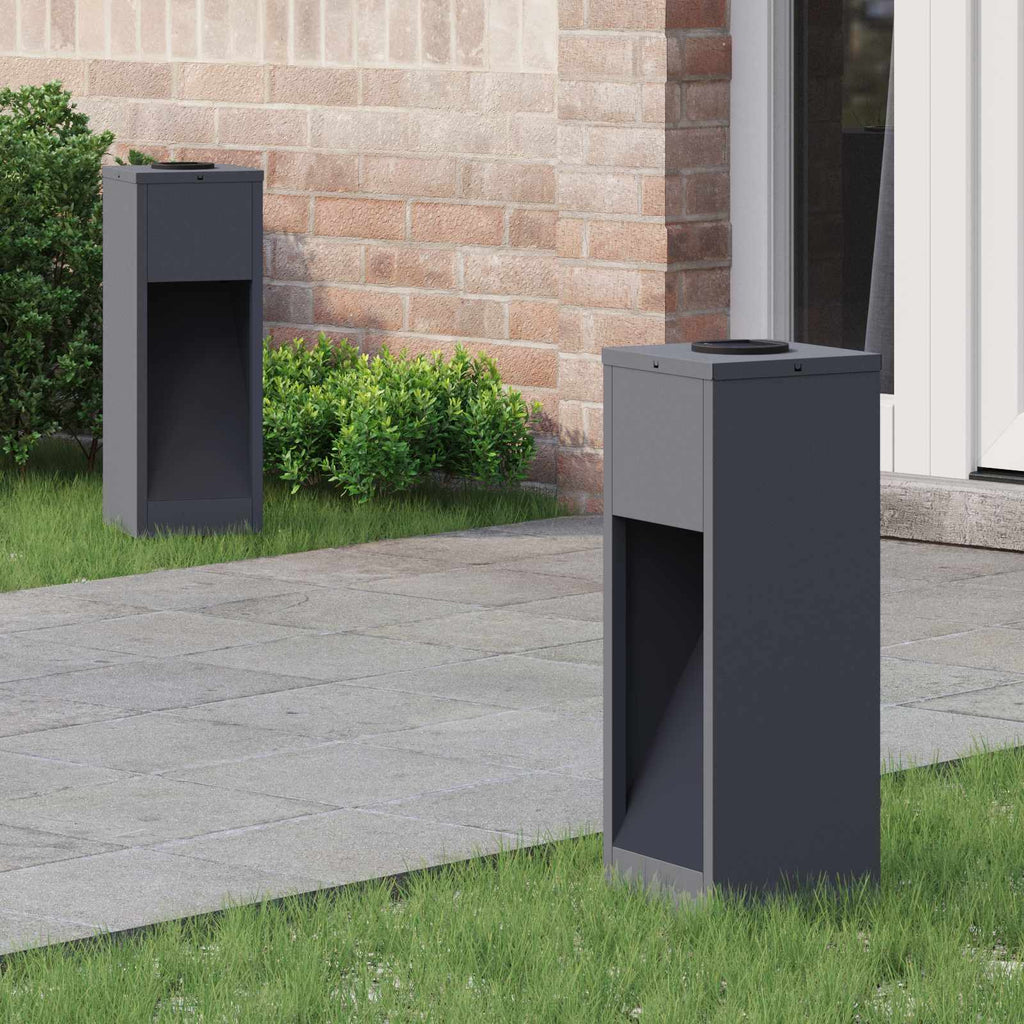 Lucina LED Solare da Percorso 2 pz Bianco caldo 18 x 18 x 50 cm