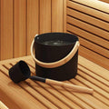 Set di Accessori per Sauna 2 pz Nero