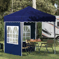 Tenda per feste a pop-up 195 x 195 x 245 cm Blu Tessuto Oxford